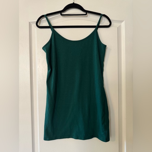 White House Black Market | Dark Green Tie Blouse - Picture 9 of 13